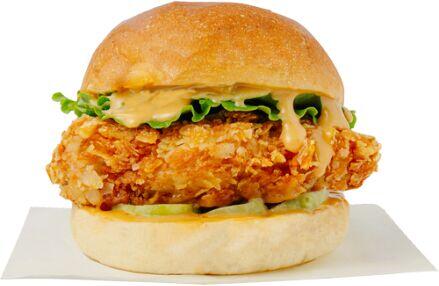 Potato crisp chicken sandwich